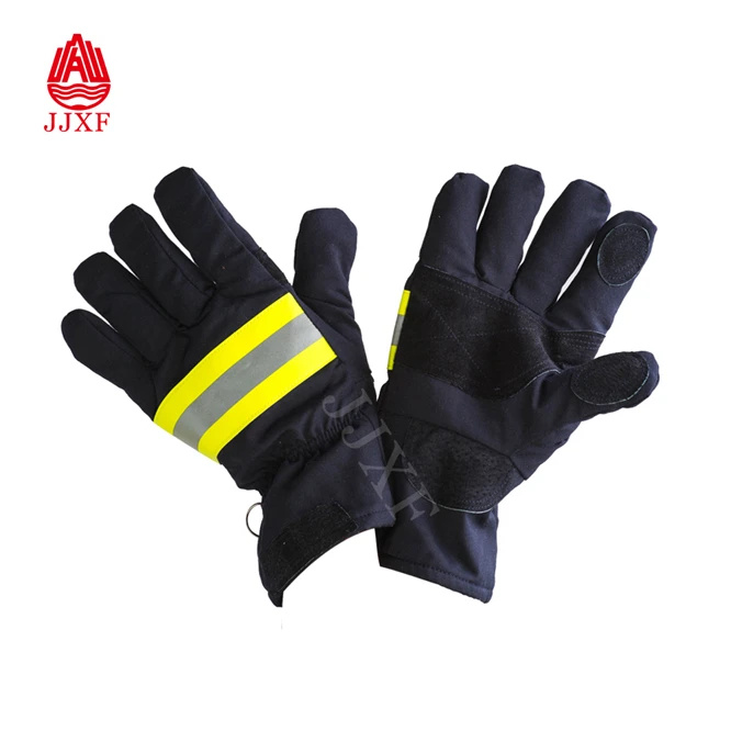 

rescue work firefighter household gloves, Navy blue, orange red