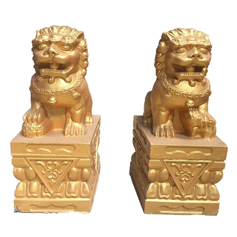 ABS plastic home garden decorative precast concrete lion statue moulds