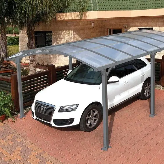 High Quality Aluminum Profile And Polycarbonate Roof Cover Carport/car ...