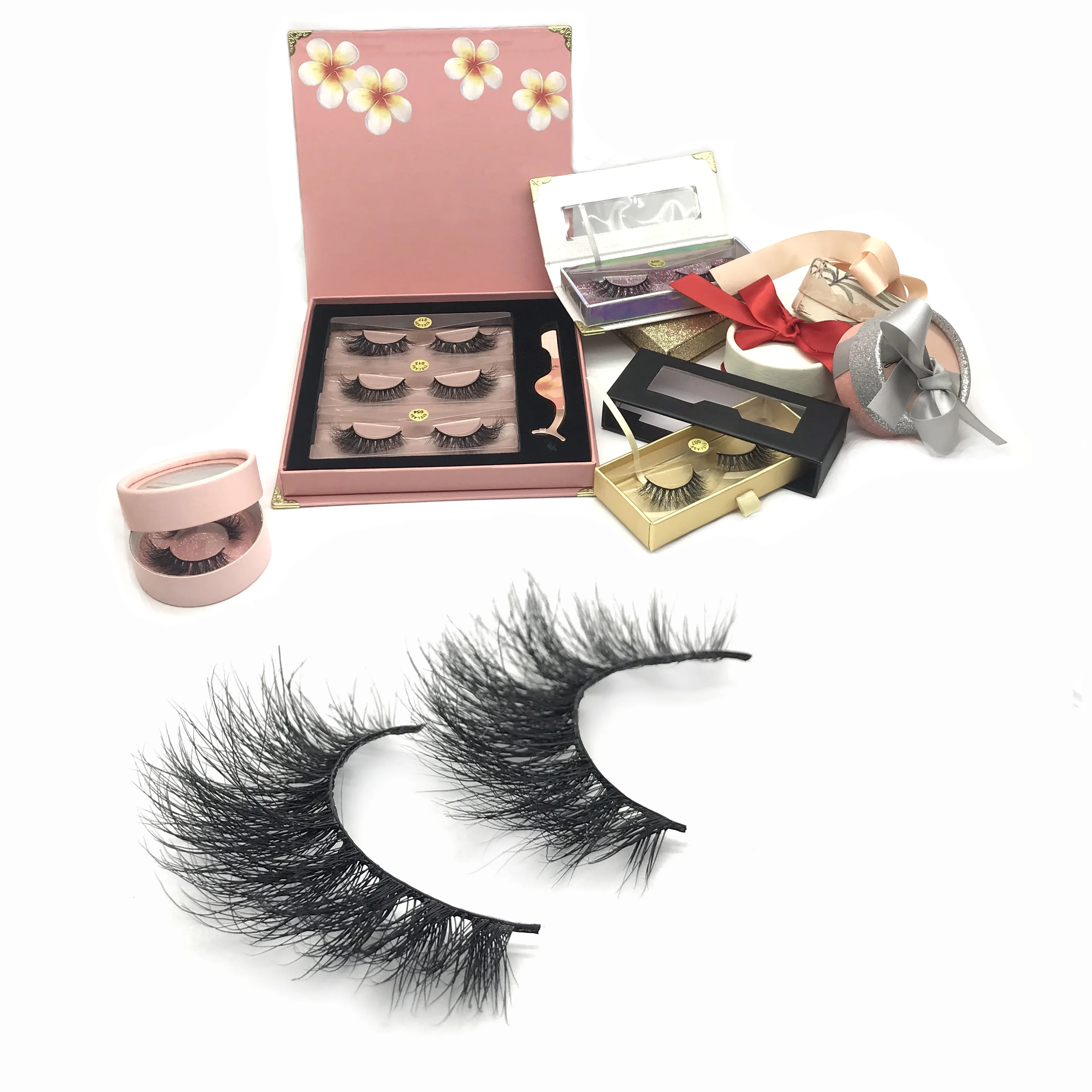 

Private Label Mink Eyelashes 3d Real Siberian Mink Eyelashes, Natural black