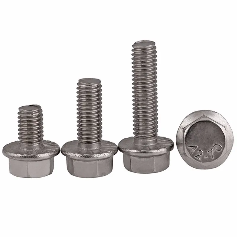 M22 Stainless Steel A4-80 Hex Flange Bolt Din6921 - Buy A4-80 Hex ...
