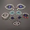 Fashion hot new crystal rhinestone glass beaded long eyelashes eye tears logo personality design clothing patch