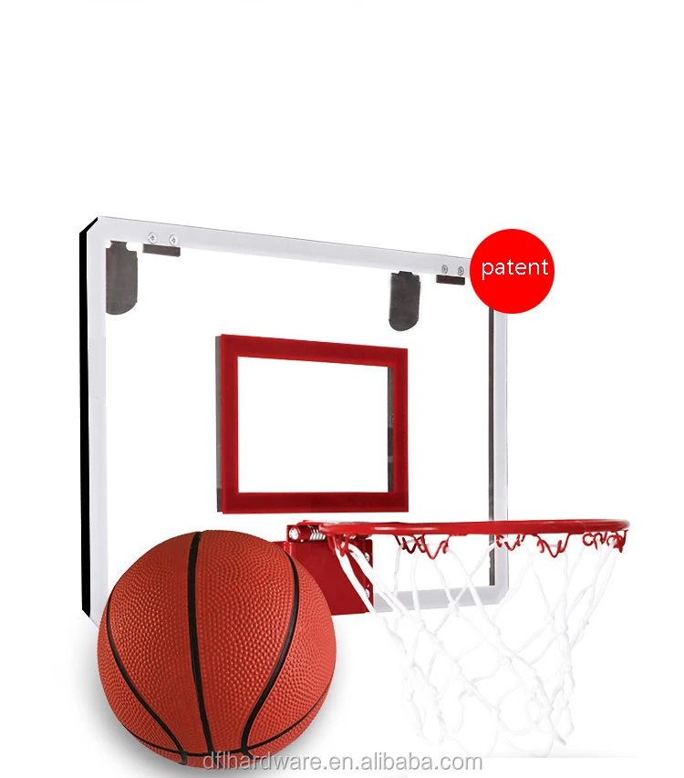 

Kids Mini Basket Ball Hoop Game Indoor for Home or Office PC Backboard, Red/ white /black