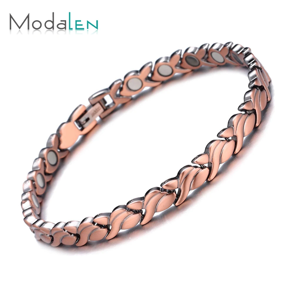 

Modalen Hot Copper Hematite Health Magnetic Therapy Bracelet Woman, Customized color