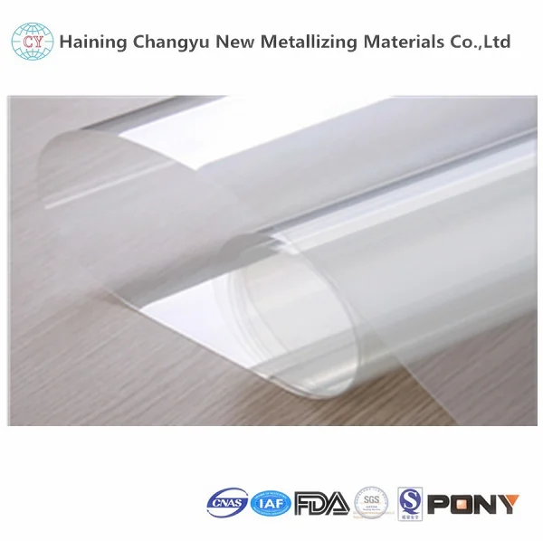 
High Barrier Transparent Clear AlOx PET Film for food 