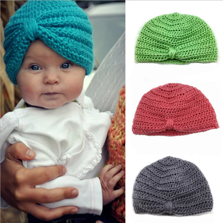 crochet baby turban