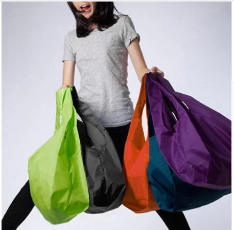 

Wholesales Large nylon bags Thick bag Foldable Waterproof ripstop foldable Shoulder Bag Handbag, Customized color