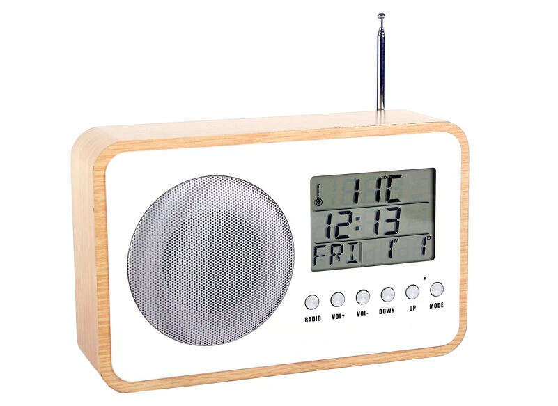 fm radio clock