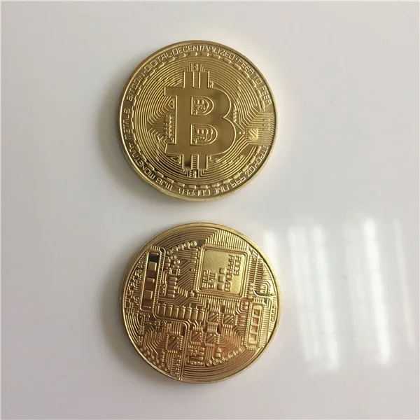 Gold Metal Commemorative Bitcoin Coin - Buy Bitcoin Coin,Gold Bitcoin
