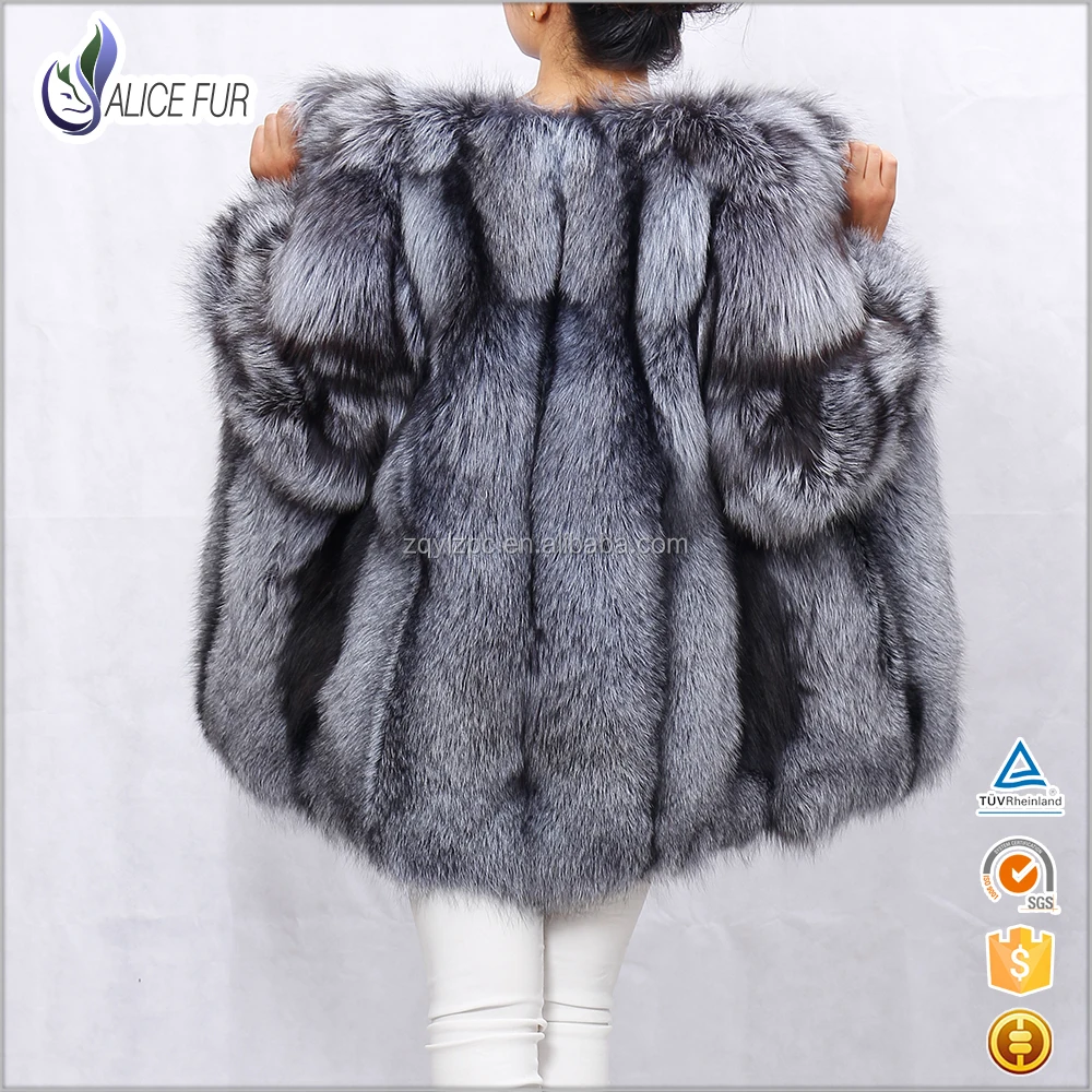 short fox fur jacket