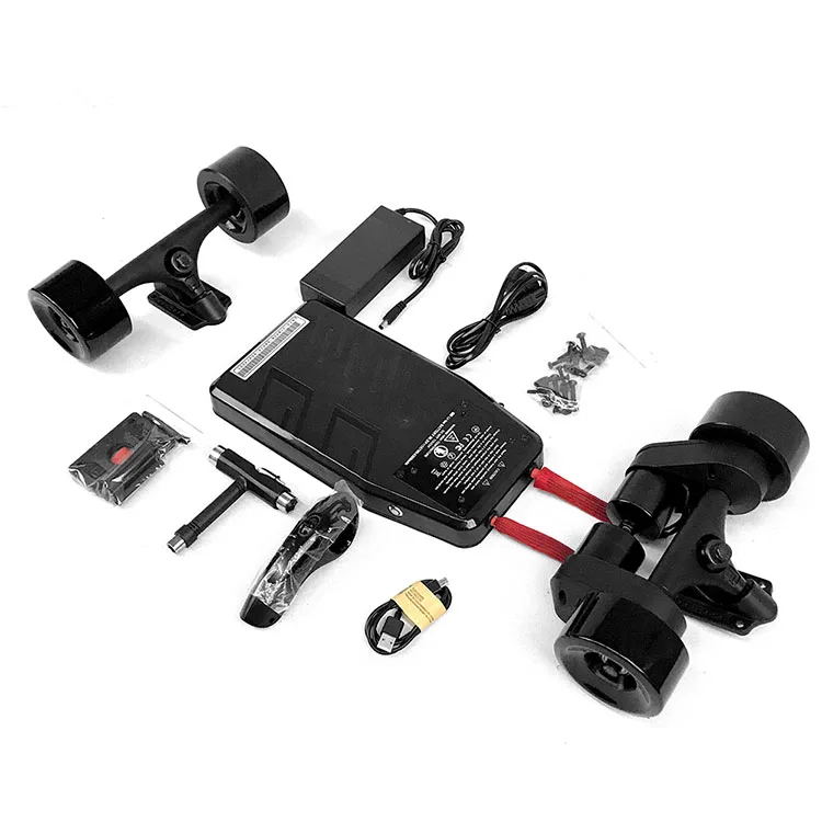 
iFasun Hangzhou Factory adult e longboard parts battery powered DIY electric skateboard kit with belt motor 