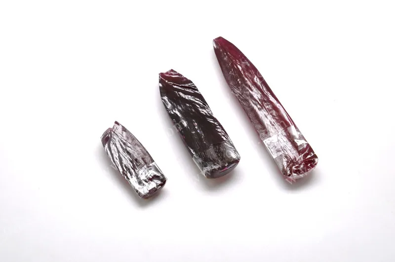 High Quality Synthetic Ruby Corundum Rough Lab Created Star and Round Gemstone in Red and Blue Wholesale Price