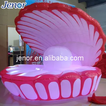 Led Lighting Inflatable Pearl Shell For Stage Decor Led Lighting Inflatable Pearl Shell For Stage Decor