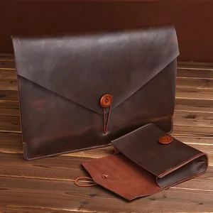 Genuine Leather Laptop Tablet Cover Case Apple Devices