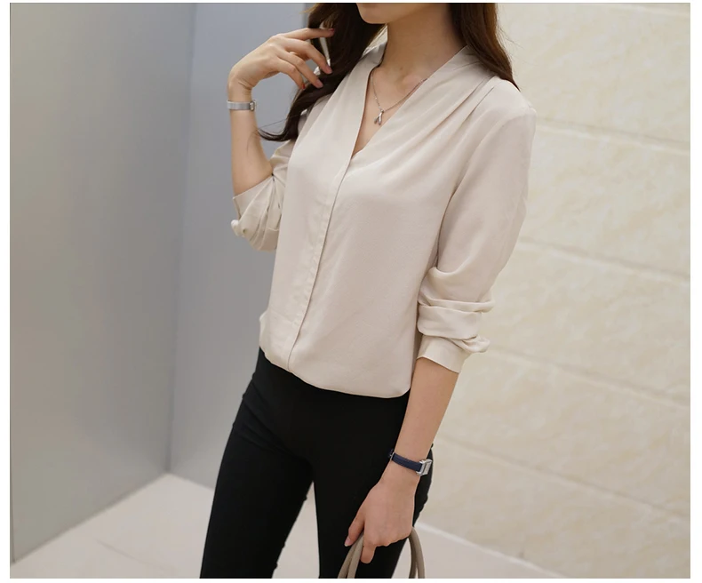 

2016 High Quality Women Chiffon Shirt Lady Blouse Design In Guangzhou, Custom