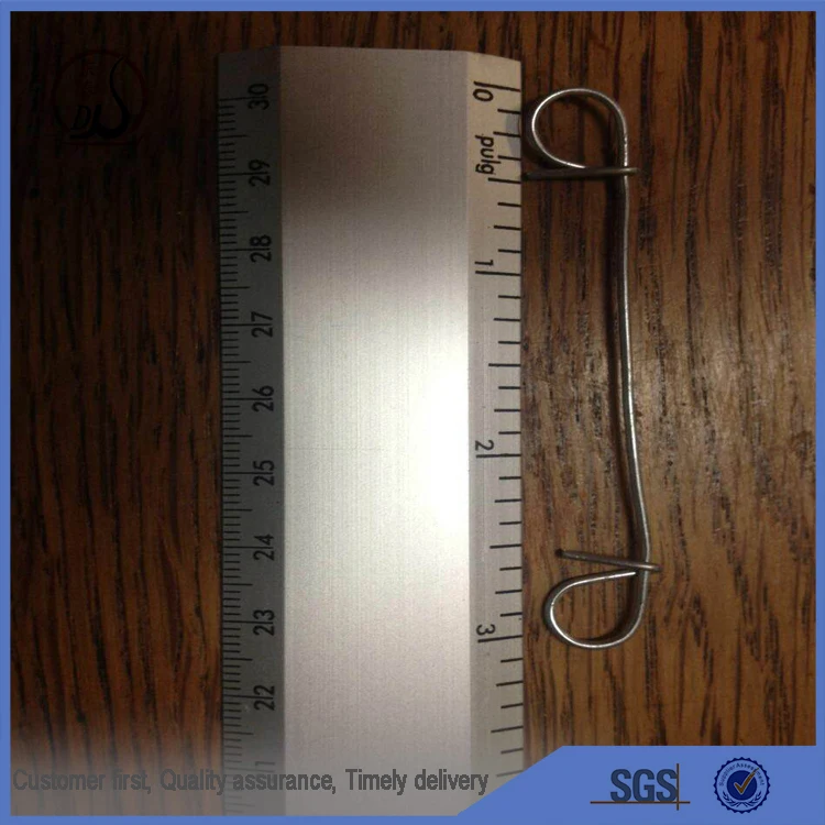 Pvc Coated Double Loop Wire Ties/galvanized Bag Sack Bar Ties Buy Pvc