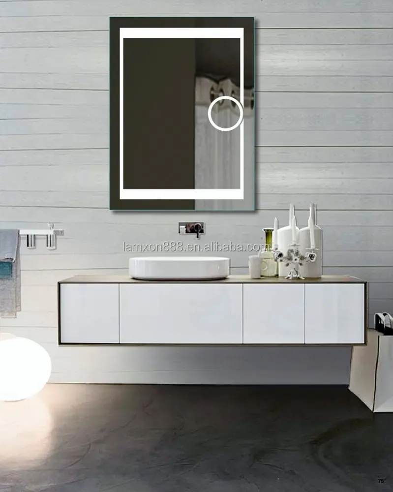High qualtiy lighted makeup mirror walmart,bathroom mirror with led lights