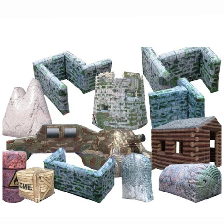 Commercial Bazooka Battle Inflatable Paintball Air Bunker Field Arena