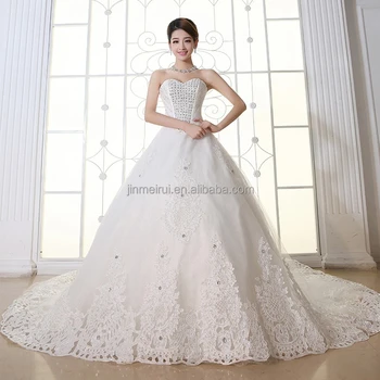 Luxury Crystal Plus Size Ball Gown Wedding Dresses 2016 Sexy