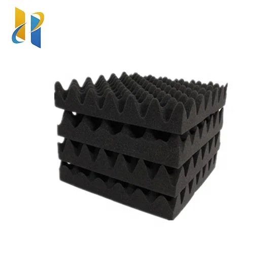 Customized Density Black Egg Acoustic Foam Soundabsorbing Foam Egg