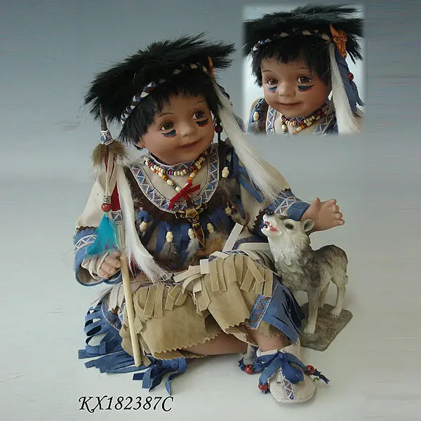 native american porcelain dolls wholesale