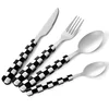 High Grade PP Mini Picnic Custom Flatware Stainless Steel Cutlery Set