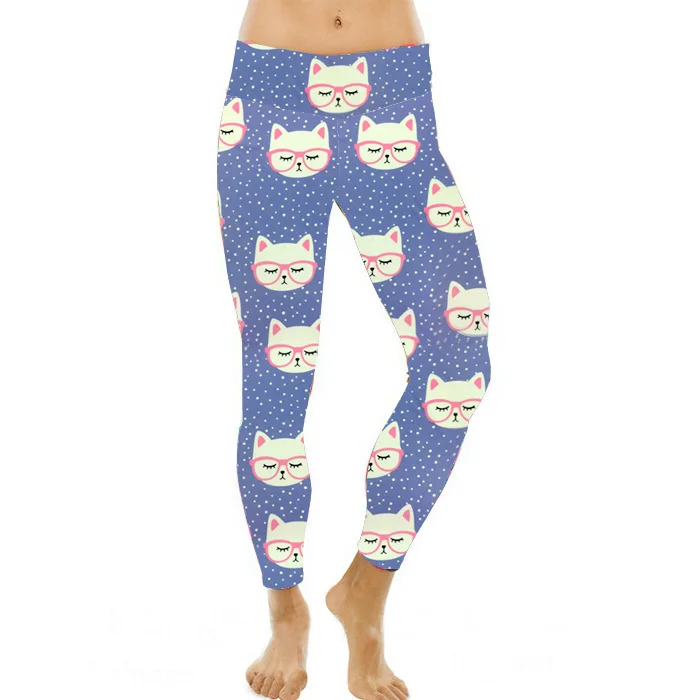 2019 Dinosaur Printed Fitness Leggings High Waist Women Yoga Pant