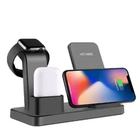 

Hot selling For iphone wireless charger fast stand best For Iphone X 7 8 3 IN 1 Cargador Inalambrico Movil