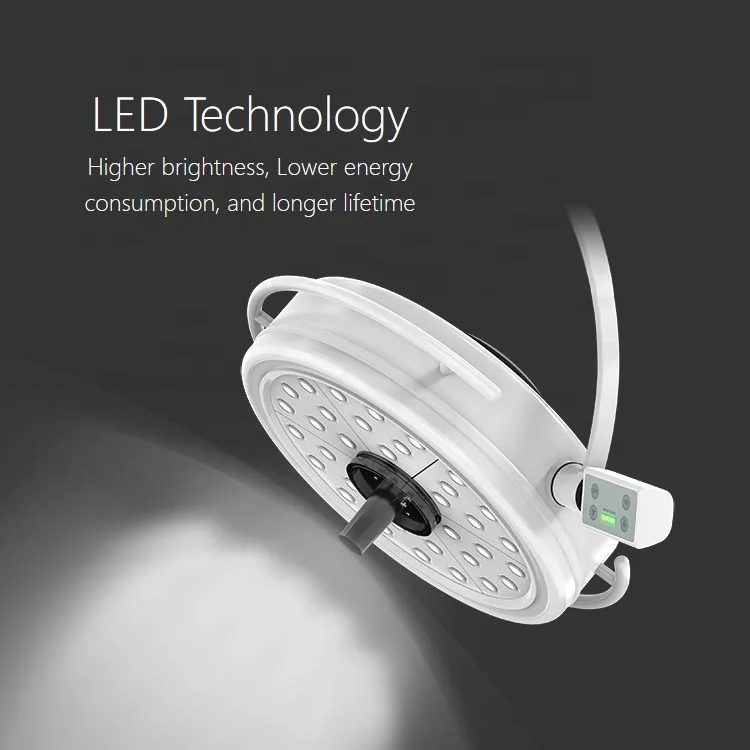 
KD-2036D-1 108W LED Plastic Surgery Veterinary Medical Wall Shadowless Operation Light 