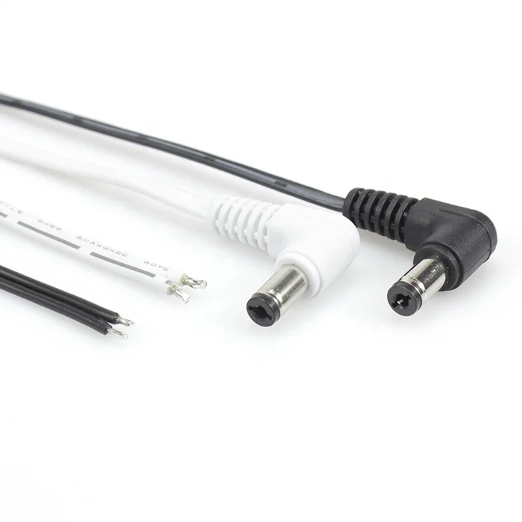 Power Cord Open End Dc 5.5mm X 2.1mm Barrel Converter Cable 2v Dc Power