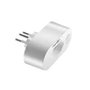 Brazil Waterproof Fireproof shell energy monitor alexa wireless wifi socket case smart outlet wall power plug system 220v