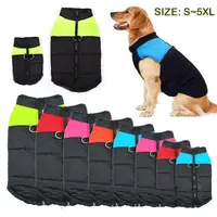 

Dog Pet Jacket Winter Coat Clothes Warm Puppy Vest Apparel Waterproof Nylon For Small Medium Large Dogs 4 Colors S-5XL