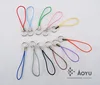 high quality small size cell phone loop/phone string in different color with double ring and lobster hook