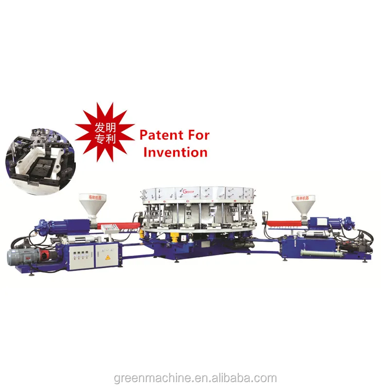 
High Quality Automatic Rotary Type Single Color Plastic Direct Shoe Moulding Injection Machine 