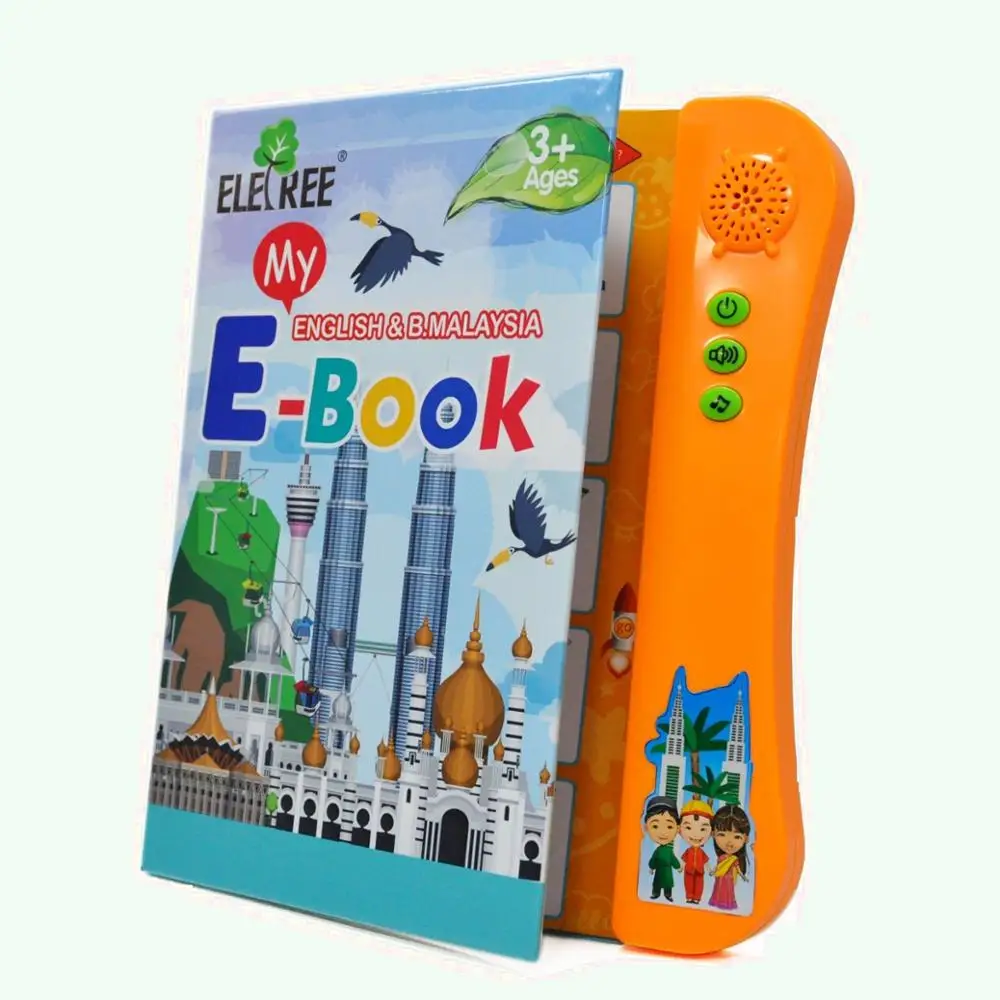 
Eletree wholesale 3 In 1 Islamic(QURAN)/English/Bahasa Malaysia Kids First Learning Ebook ELB-07 