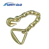 High Quality Of Grade 70 3/8" x 18" Chain Extension With 4" D-Ring 20000 Lbs.