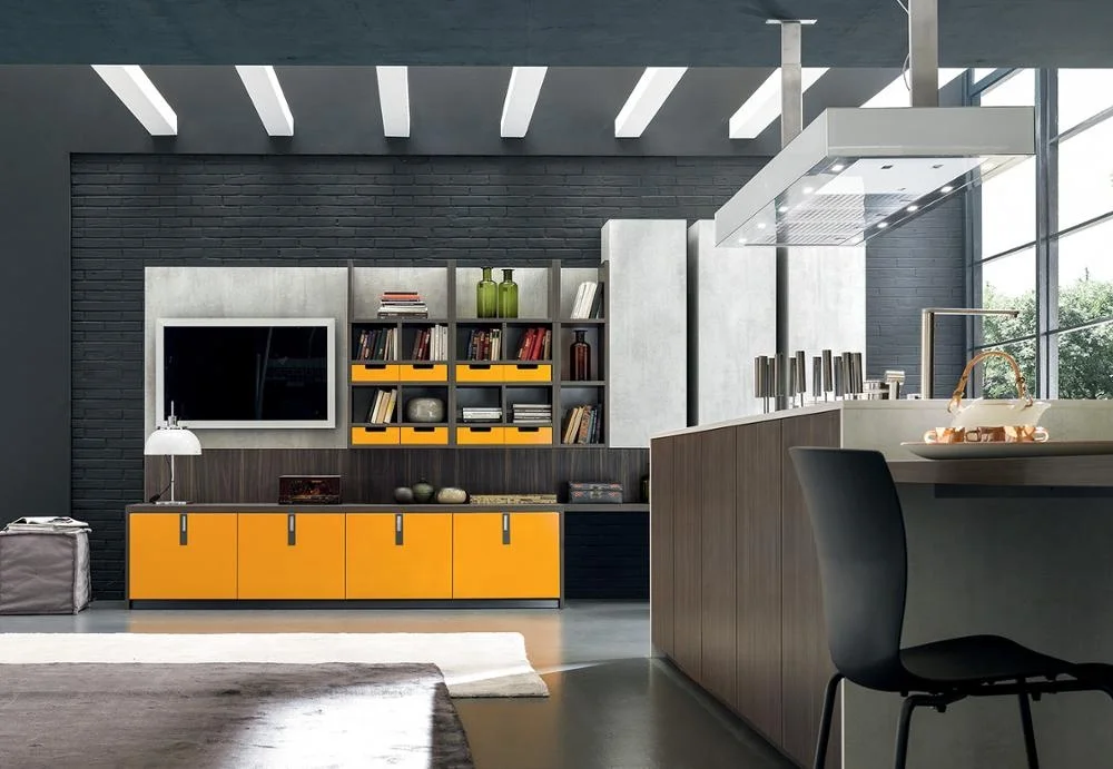 
2019 Vermont Factory price kitchen cabinet with kitchen island custom designs 