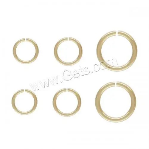 

factory price gold jump rings Open Donut 14K gold filled & different size for choice 1027980