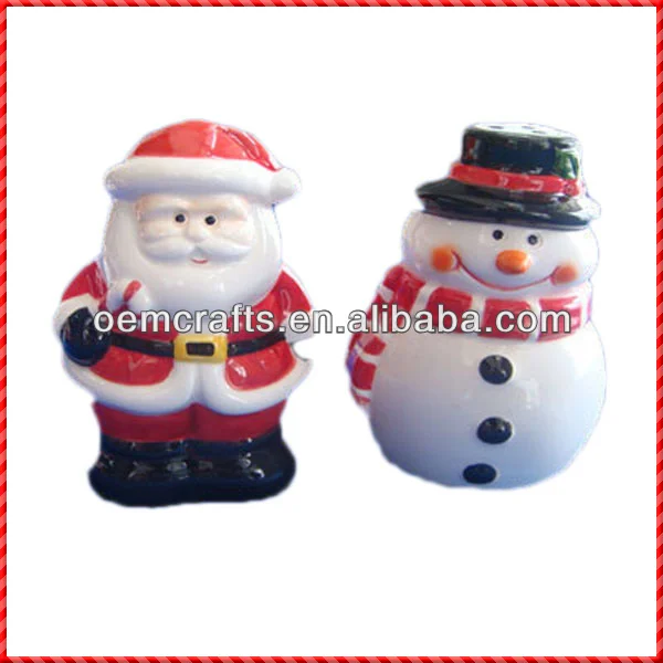 snowman salt and pepper shakers