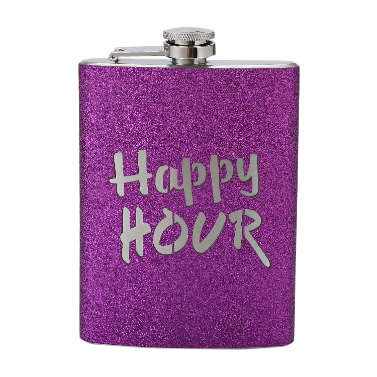 

Mikenda Valentine day gifts stainless steel hip flask, Custom made