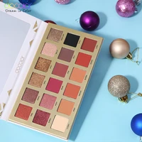 

Docolor Y1803 18 colors wholesale cardboard vegan eyeshadow palette