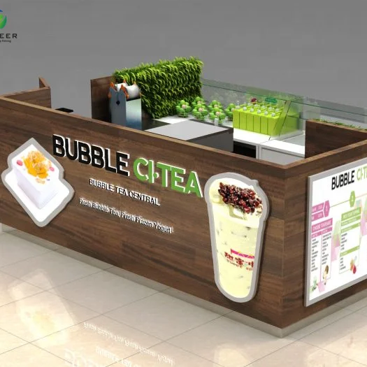

Delicacy Chocolate Bar Counter Coffee Shop 3D Design, Customized color