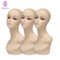 

Make up face female wig display mannequin head