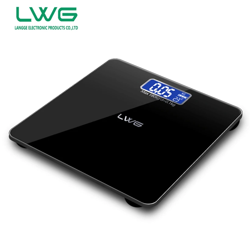 

Tempered glass digital electronic body bathroom scales mechanical weight scales, Black, white, etc.
