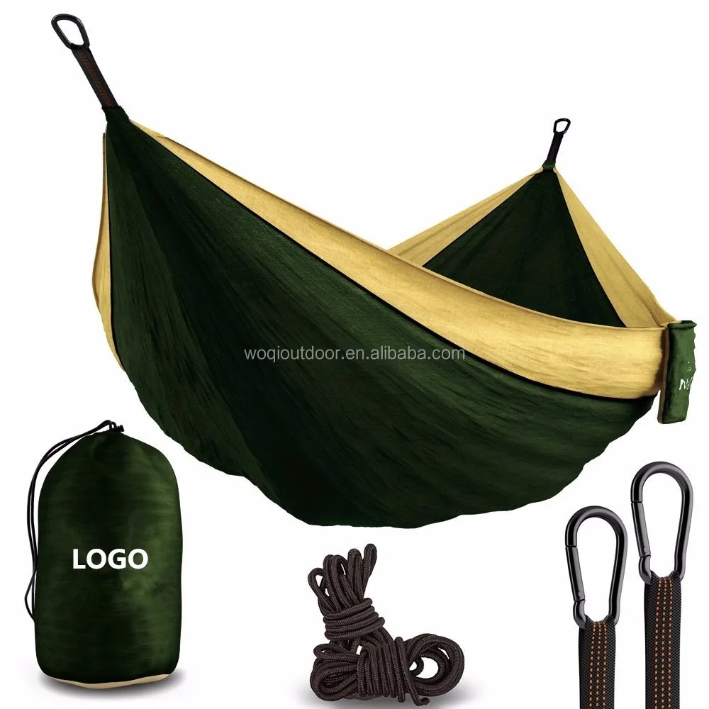 Woqi Outdoor Portable Lightweight Nylon Parachute Hammock