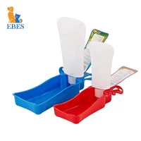 

EBES Cheap hot sale 450ml adjustable water bottle pet feeder