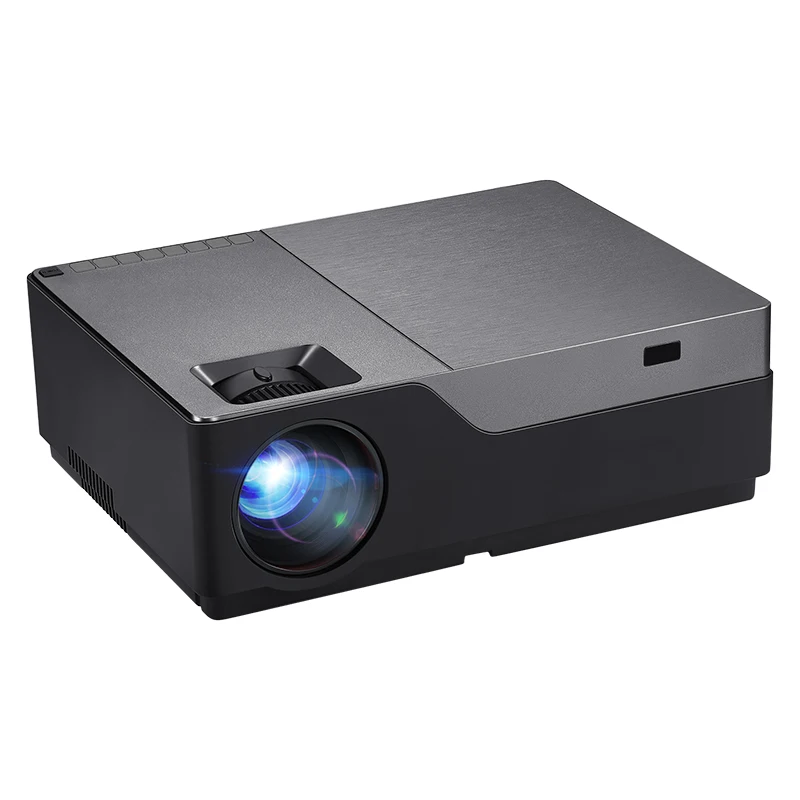 

AUN Full HD Projector, 1920x1080P Resolution. M18 Cheep 3D Home Theater Support AC3 file, office. VGA, USB, N/a