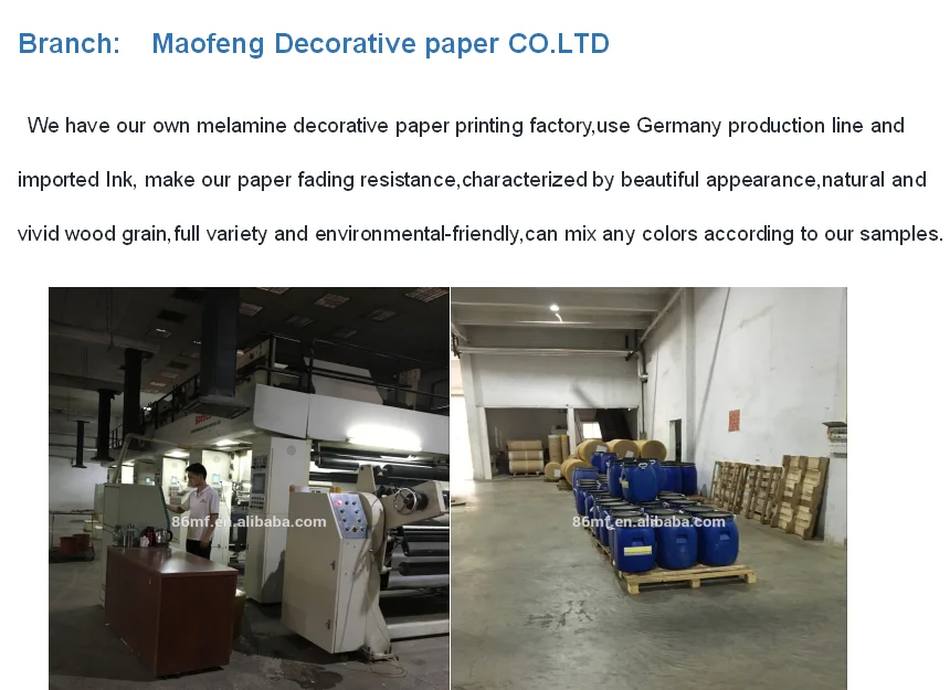 Color Del Grano De Madera Melamina Tablero Mdf/partículas/madera