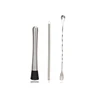 Hot sell CE/FDA Safe Transparent bar muddler cocktail muddler Free sample