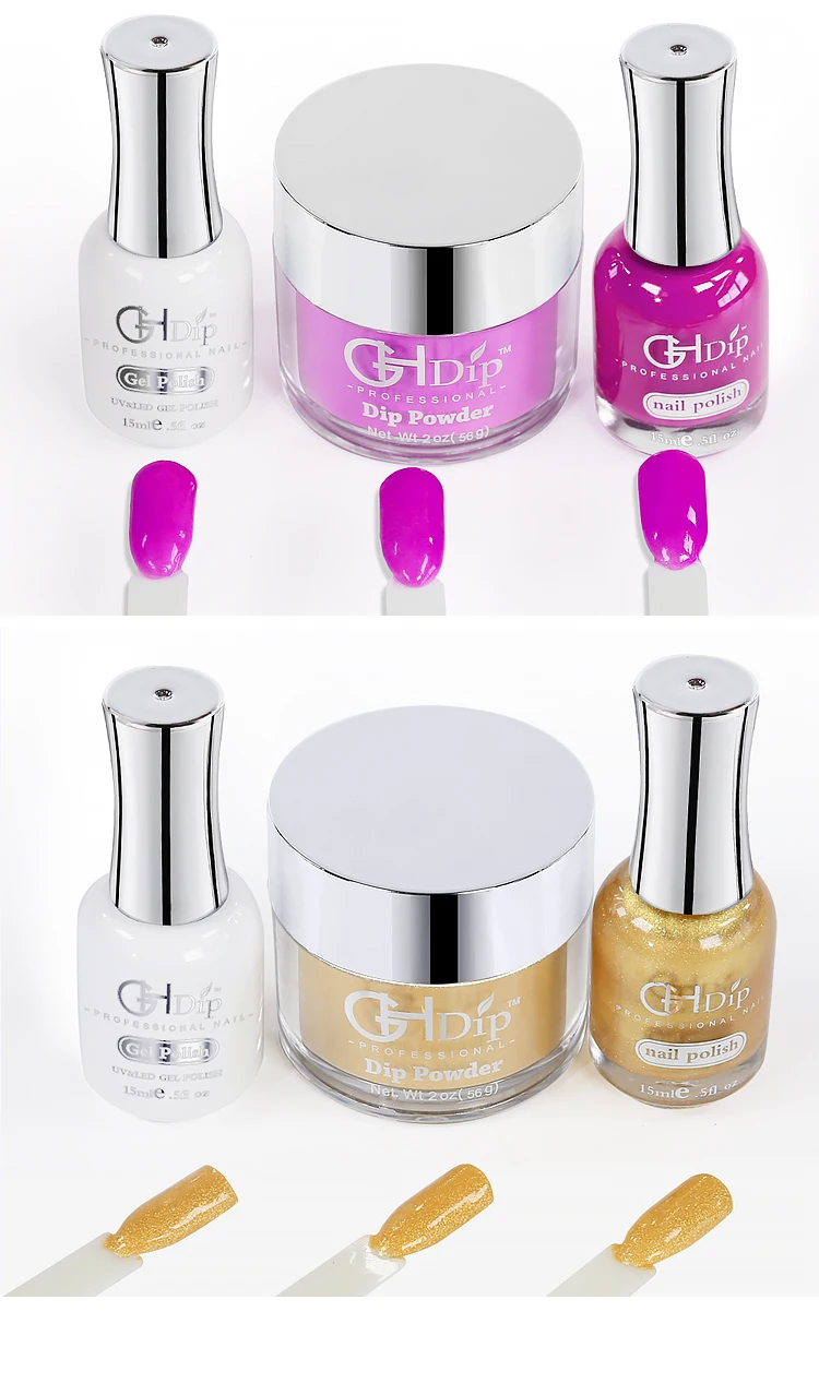 Color Gel Uv Led Nail Polish Match Gel Polish And Dip Powder